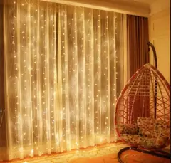 Cortina Luz Led Alambre Navideñas 300 Luces 3x2mts Xunidad - comprar online