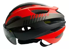 Imagen de Casco Para Bicicleta/monopatín C/visor Y Luz Trasera Usb X U 04GL1