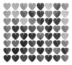 Lentejuela Metalizada Shimmer Wall Corazon X2000u - M-GIGANTE