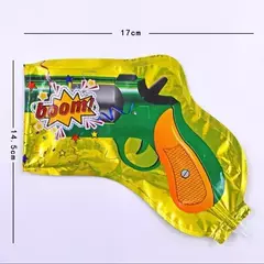 Globo Lanza Papel En Forma De Pistola Fiestas Cumpleaños X10 en internet