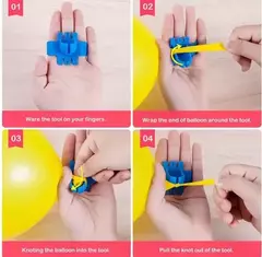 Anudador atador de globos x10 - comprar online