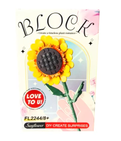 Bloques de Construcción de Flores Piezas Legos Para Armar - M-GIGANTE