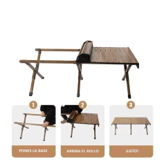 Mesa Plegable Portátil De Aleación De Aluminio 120x60cm - tienda online