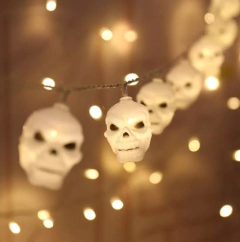 Guirnalda Led Calavera 2m Halloween Craneo Noche De Brujas en internet