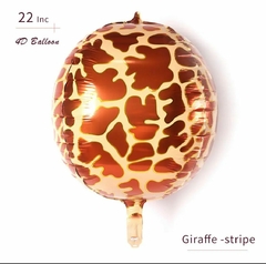 Globos orb redondo Animal Print 18" XU - M-GIGANTE