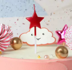 Velas de estrella metalizadas x5u