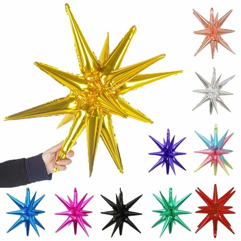 Globo Estrella de 14 Puntas x5u