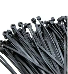 Precintos Pvc Nylon Plasticos Varias Medidas Color Blanco y Negro x100u - tienda online