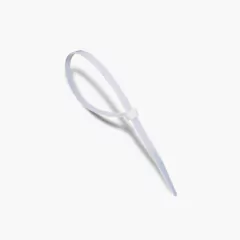 Precintos Pvc Nylon Plasticos Varias Medidas Color Blanco y Negro x100u