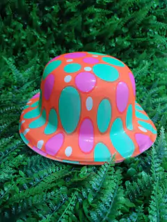 Sombrero Gorro Bombín Neón Para Fiestas x unidad - M-GIGANTE