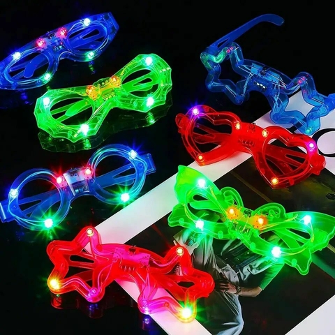 Lentes/Gafas Led Con Formas Variadas x unidad
