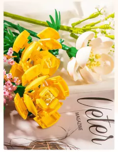 Bloques de Construcción de Flores Piezas Legos Para Armar en internet