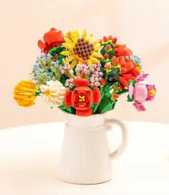 Bloques de Construcción de Flores Piezas Legos Para Armar - comprar online