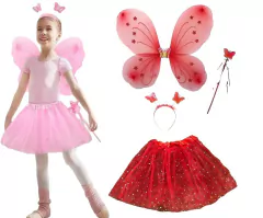 Set Mariposa 4 piezas Tutu + Vincha + Alas + Varita en internet