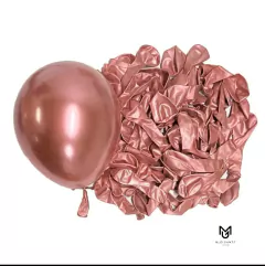 Globo Látex Cromado 5" x100 unidades - tienda online