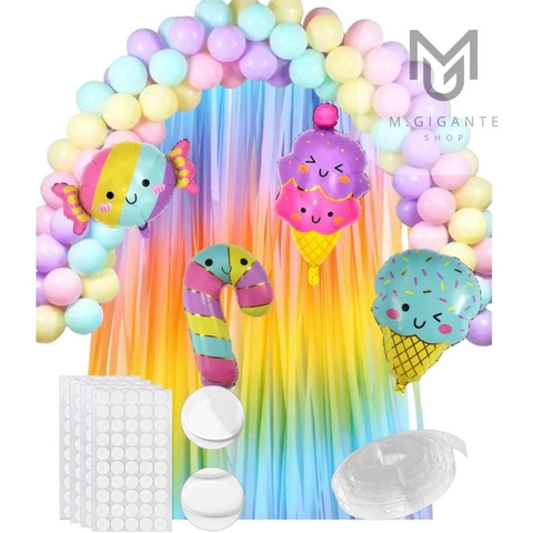Set Caramelo x111 Piezas en Tonos Pastel