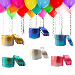 Cinta Para Globo Tornasolada 5mts x10 unidades