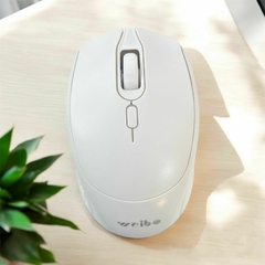 Dual Mode Wireless Mouse 2 En 1 Usb Y Bluetooth Color Blanco - comprar online