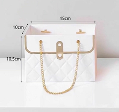 Bolso Cajita Estilo Cartera p/ ramo flores X4 - tienda online