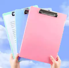 Carpeta Portapapeles A4/pp 32.5cmx23.5cm Liso Color Pastel NO:9021 - M-GIGANTE