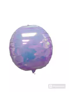 Globo 4d Bola Esfera De 55cm Color Iridisente - comprar online