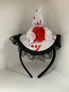 Vinchas Halloween Calavera Rosa Sangre De Cotillon