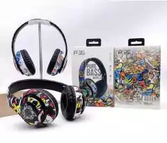 Auriculares Rgb Bluetooth Microfono P35 Inalámbricos