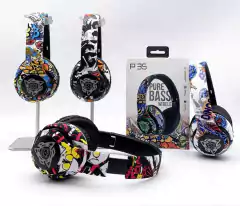 Auriculares Rgb Bluetooth Microfono P35 Inalámbricos - comprar online