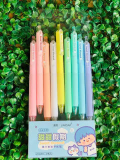 Set X9 De Lapicera Multicolor Sweet Morandi 0.7mm 2207 en internet