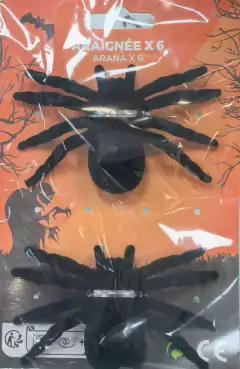 Araña Tarantula 7cmx11cm Decoracion Halloween X2unidades - tienda online