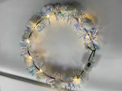 VINCHA FLORES CON LUCES XU