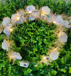 VINCHA FLORES CON LUCES XU - comprar online