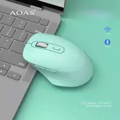 Mouse Inalambrico Aoas B-1007 Diseño Colores Xu - M-GIGANTE