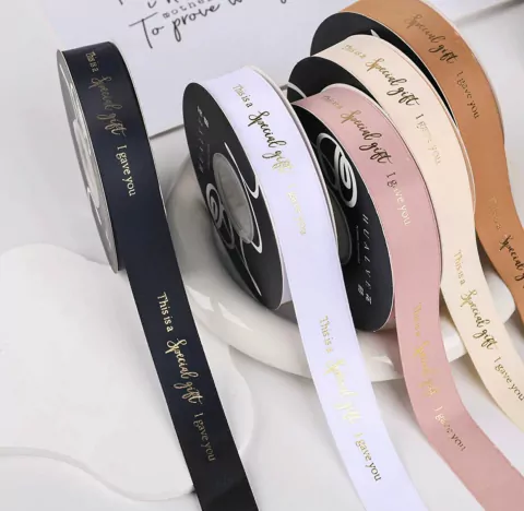 Cinta Organza Frase 2cmx15m Decorativo Para Flores 3046