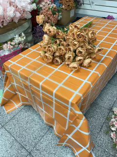 Mantel Diseño De Cuadros Descartable Deco Fiesta 137*183cm