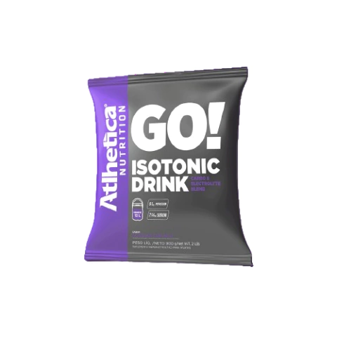 GO! ISOTONIC DRINK 900G - SABORES - ATLHETICA