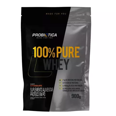 WHEY 100% PURE PROBIOTICA 900G - SABORES
