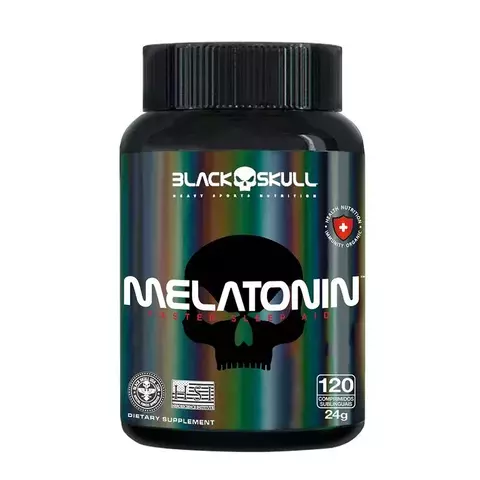 MELATONIN SUB. BLACK SKULL - 120 COMPRIMIDOS
