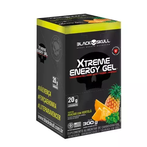 XTREME ENERGY GEL CAIXA C/ 10 UNID. - SABORES