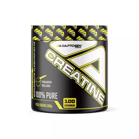 CREATINA 300G - ADAPTOGEN - VALIDADE 2026 ( EMPEDRADA )