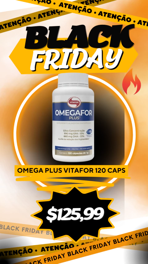 OMEGA FOR PLUS 120 CAPSULAS VITAFOR