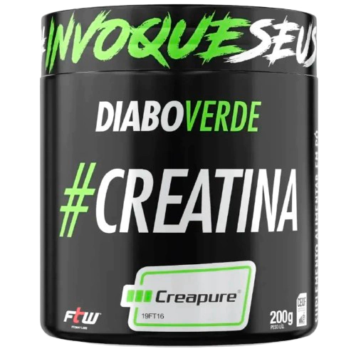 Creatina Creapure 200g Diabo Verde FTW