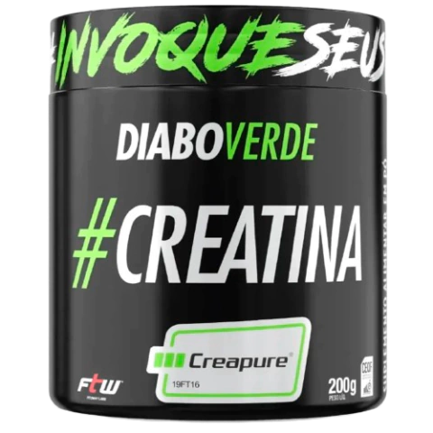 Creatina Creapure 200g Diabo Verde FTW