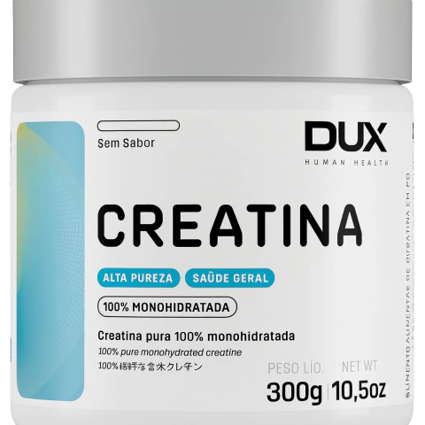 CREATINA MONOHIDRATADA 300G - DUX EMBALAGEM NOVA - comprar online