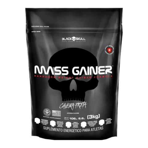 HIPERCALORICO MASS GAINER 3KG REFIL - BLACKSKULL