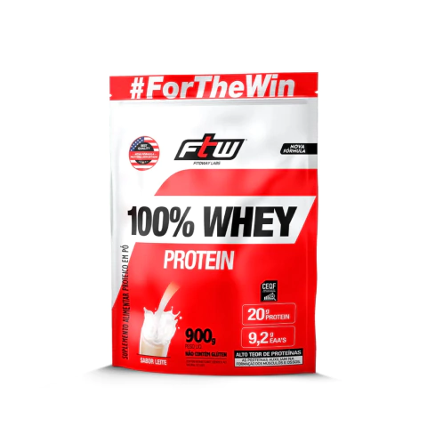 100% WHEY REFIL 900G - SABORES - FTW