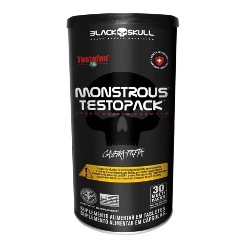 MONSTROUS TESTOPACK - GRÁTIS DRYFIT