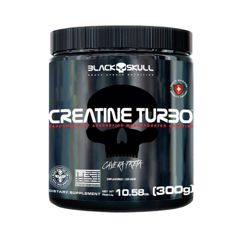 CREATINA TURBO 300G - BLACKSKULL