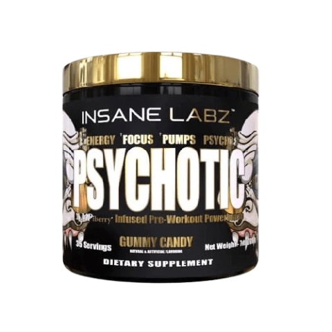 PRÉ TREINO PSYCHOTIC GOLD INSANE LABZ - O Padrão Ouro em PRÉS - comprar online