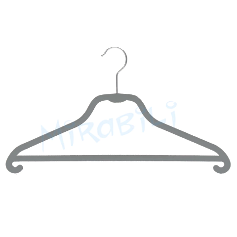 Cabide Tubular Veludo Slim 42cm 1549M